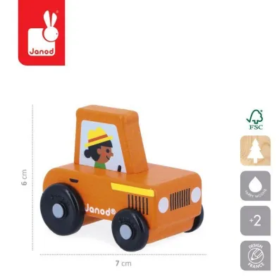 Pojazd Traktor Wie Cross Roads 12 m+ Janod