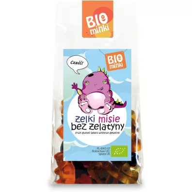 Biominki elki misie bez elatyny bezglutenowe 100 g Bio