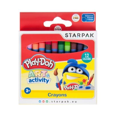 Starpak Kredki woskowe Play-Doh 12 kolorów