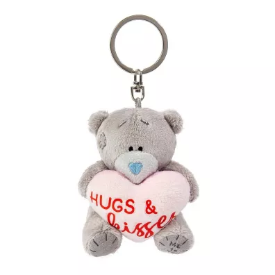 Breloczek Mi� z sercem Hugs and Kisses 7,6cm