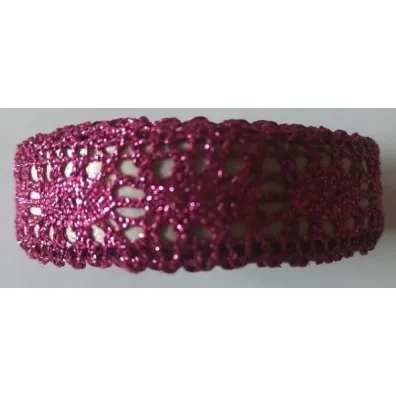 Galeria Hobby Ta�ma bawe�niana metaliczna r�owa 2m