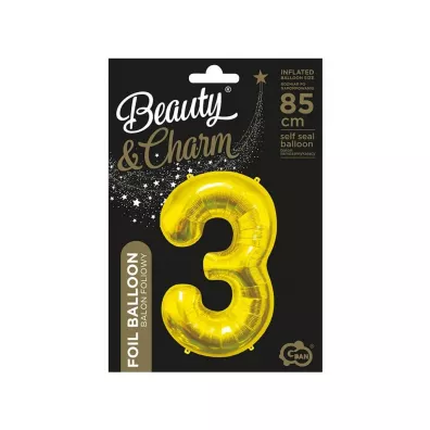 Godan Balon foliowy B&C 3 z�oty 85cm