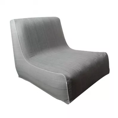 Eurofirany B.b. Choczyscy Sp.J. Fotel ogrodowy 70x90x70 cm srebrny