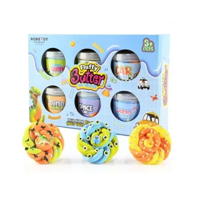 Slime z akcesoriami Fluffy Butter Blue Robe