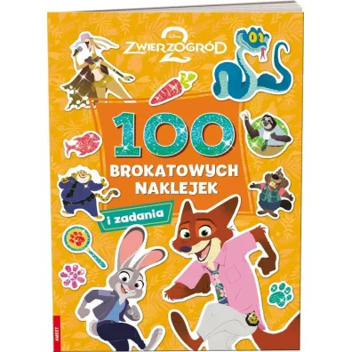 DISNEY ZWIERZOGR�D 2. 100 BROKATOWYCH NAKLEJEK