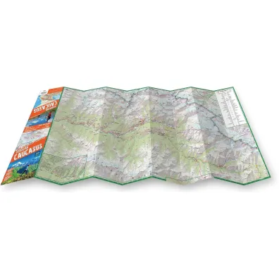 Mapa trekkingowa Kaukaz gruzi�ski 1:75 000