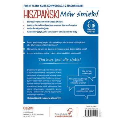 Hiszpa�ski. M�w �mia�o! Innowacyjny kurs konwersacji!