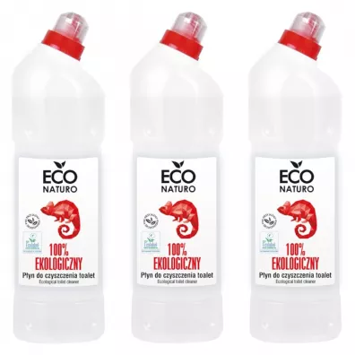 Eco Naturo Ekologiczny p�yn do czyszczenia toalet Ecolabel Zestaw 3 x 1 l