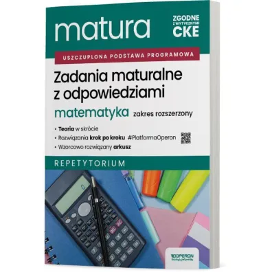 Pakiet Matura 2026. Matematyka. Zakres rozszerzony: Zadania maturalne z odpowiedziami. Repetytorium, Arkusze maturalne z rozwi�zaniami krok po kroku