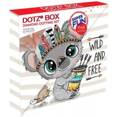 Diamond Dotz. Haft diamentowy. Dzikie i wolne Dante