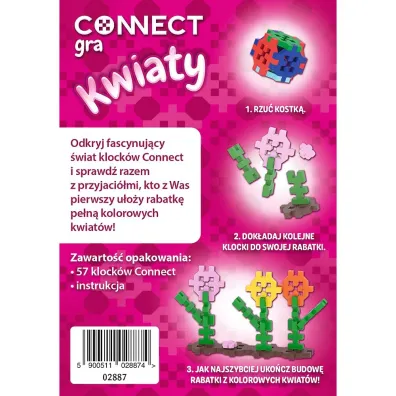 Gra Connect Kwiaty TREFL 02887