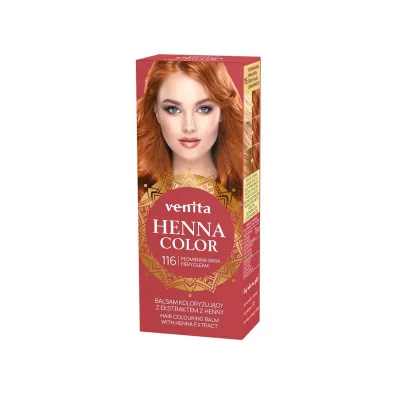 Venita Henna Color balsam koloryzuj�cy z ekstraktem z henny 116 P�omienna Iskra 75 ml