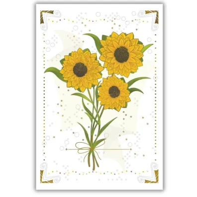 DaVinci Karnet 12x18cm + koperta S�oneczniki