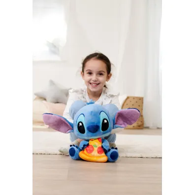 Disney Stitch z pizz�, 25 cm Simba