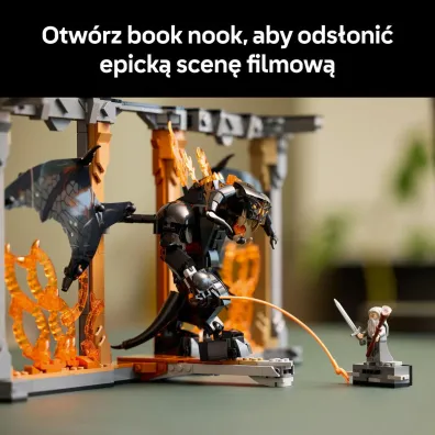 LEGO Icons W�adca pier�cieni: Book nook z Balrogiem 10367