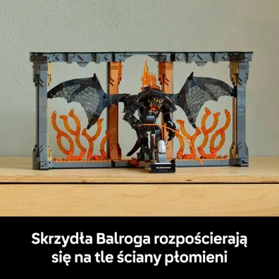 LEGO Icons W�adca pier�cieni: Book nook z Balrogiem 10367