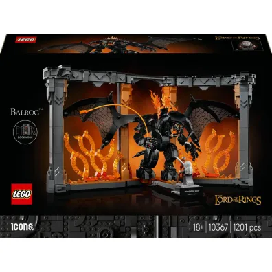 LEGO Icons W�adca pier�cieni: Book nook z Balrogiem 10367