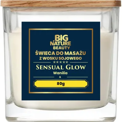 Big Nature �wieca sojowa do masa�u Wanilia 80 g