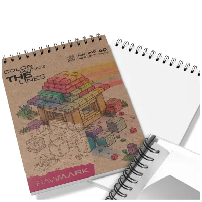 Rawmark Blok A5 do marker�w 40 ark. 200gsm 1szt.mix