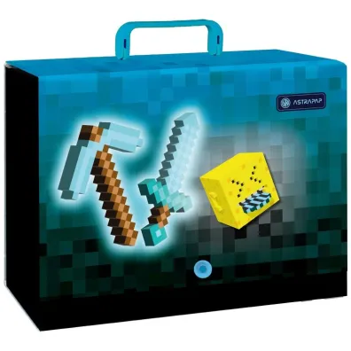 Astra Teczka z r�czk� XL Blue Pixel 9cm