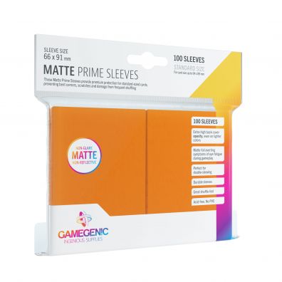 Gamegenic Koszulki Matte Prime CCG Sleeves Orange 66 x 91 mm 100 szt.