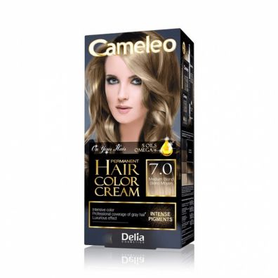Cameleo Omega Permanent Hair Color Cream trwale koloryzujca farba do wosw 7.0 Medium Blond