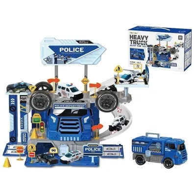 Parking bazy policyjnej z pojazdami 46el Adar