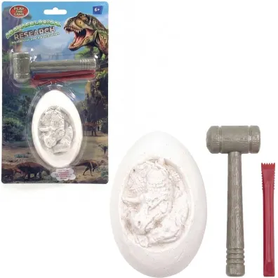 Wykopaliska paleontolog dinozaur w jajku Trifox