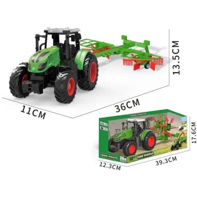Traktor z przyczep� 36x11x13,5cm open box Madej