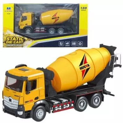 Betoniarka metalowa ��ta 1:50 LeanToys