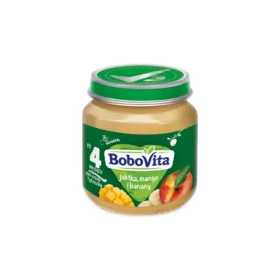 BoboVita Jab�ka mango i banany po 4 miesi�cu 125 g