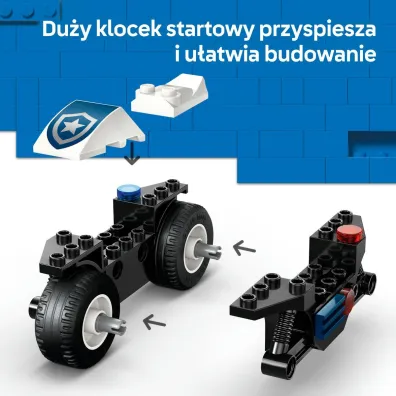 LEGO City Po�cig na motocyklu policyjnym 60455