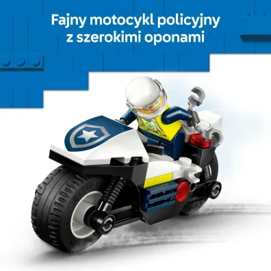 LEGO City Po�cig na motocyklu policyjnym 60455