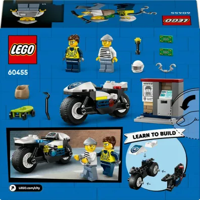 LEGO City Po�cig na motocyklu policyjnym 60455