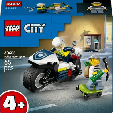 LEGO City Po�cig na motocyklu policyjnym 60455