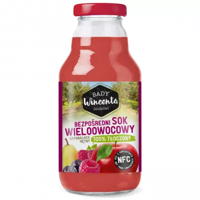 Sady Wincenta Sok 100% wieloowocowy naturalnie mtny toczony NFC 330 ml