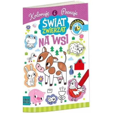 Kolorowanka a4 �wiat zwierz�t - na wsi - Agnieszka Matz
