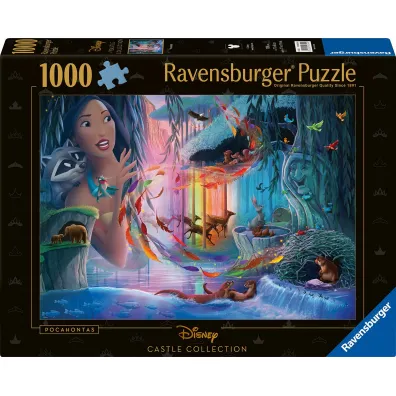 Puzzle 1000 el. Zamki Disneya Pocahontas Ravensburger