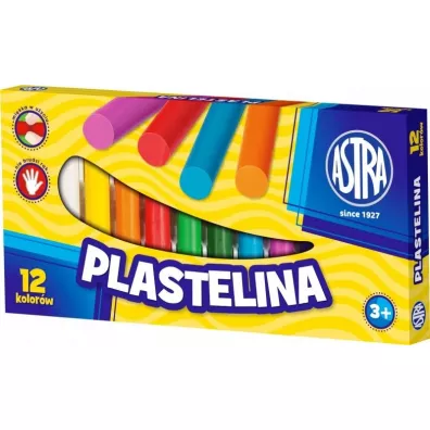 Astra Plastelina szkolna 12 szt.