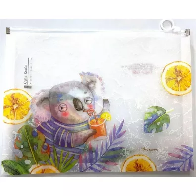 Fresh Teczka A4+ z plastikowym suwakiem Koala