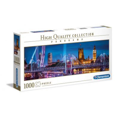 Puzzle panoramiczne 1000 el. High Quality Collection. Londyn Clementoni