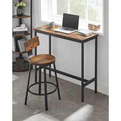 Komplet hokerw krzesa barowe loft