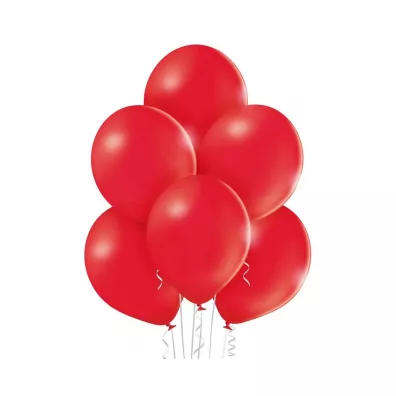 Godan Balony pastelowe czerwone 100 szt.
