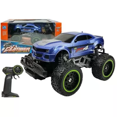 Auto zdalnie sterowane R/C 6.5 km/h niebieskie Leantoys