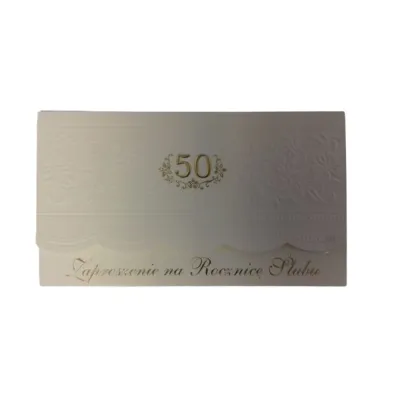 Merigraf Zaproszenie 50 Rocznica �lubu ecri op.10szt. mix