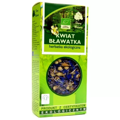 Dary Natury Herbatka z kwiatu bawatka 25 g Bio