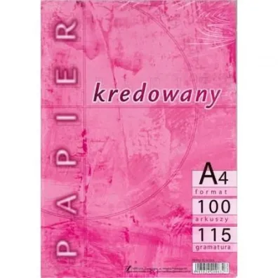 Papier kredowy Kreska 115g 2 str. `100