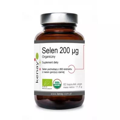 Kenay Selen 200 mcg Suplement diety 60 kaps. Bio