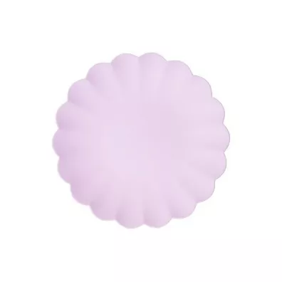 Talerzyki plastikowe fioletowe 22x22cm 4szt