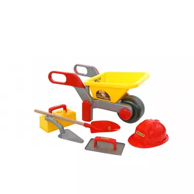 Polesie 50229 Taczka nr2 Construct + zestaw kamieniarza 5el